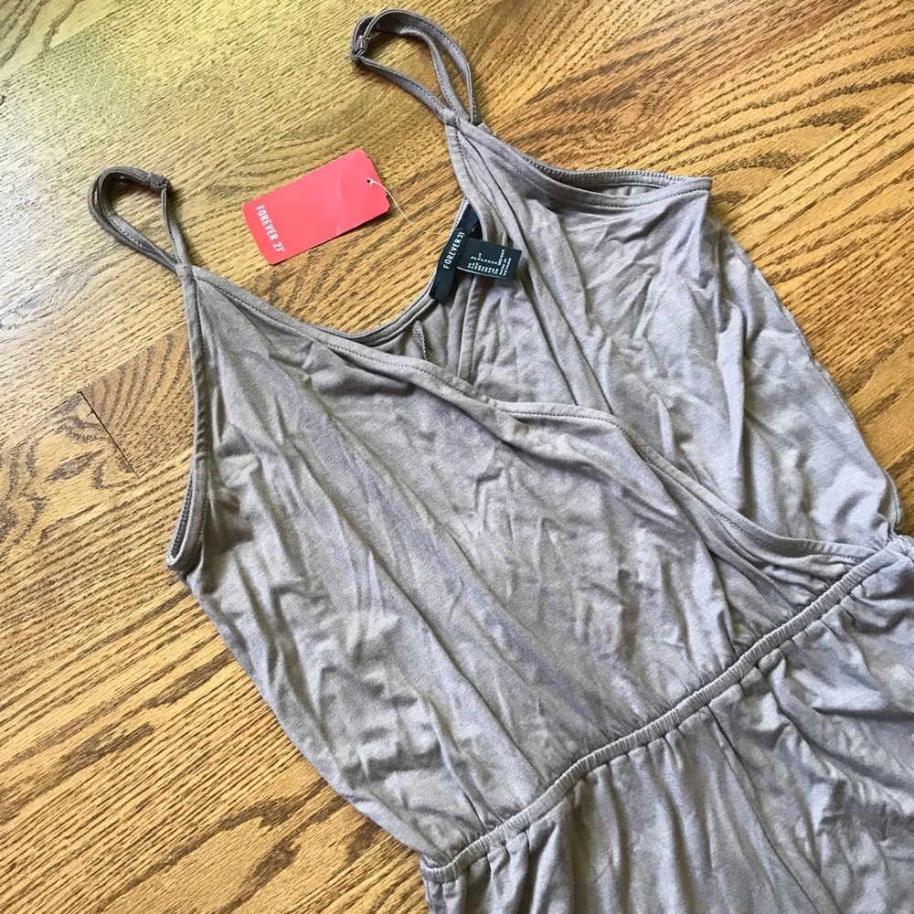 NWT Cami Jumpsuit in Taupe